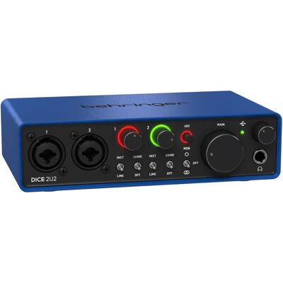 Behringer DICE 2U2 USB Audio Interface - Publicité Behringer DICE 2U2 USB Audio Interface - Publicité