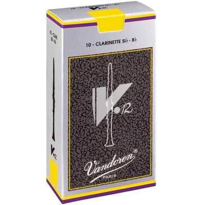 Vandoren V12 Eb Clarinet Reed 3 (10 Pack) - Publicité Vandoren V12 Eb Clarinet Reed 3 (10 Pack) - Publicité