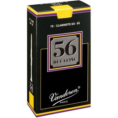 Vandoren 56 Rue Lepic Bb Clarinet Reed 4 (10 Pack) - Publicité Vandoren 56 Rue Lepic Bb Clarinet Reed 4 (10 Pack) - Publicité