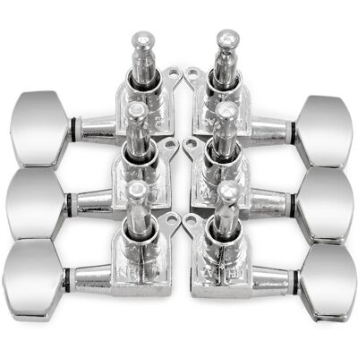 Gear4Music Guitarworks Tuning Machines 3-A-Side Hex Keys Chrome - Publicité Gear4Music Guitarworks Tuning Machines 3-A-Side Hex Keys Chrome - Publicité