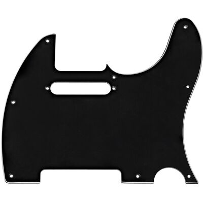 Gear4Music Guitarworks Plaque de Protection SS 8 trous noir - Publicité Gear4Music Guitarworks Plaque de Protection SS 8 trous noir - Publicité