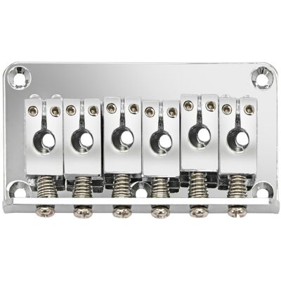 Gear4Music Guitarworks Hardtail Guitar Bridge Chrome - Publicité Gear4Music Guitarworks Hardtail Guitar Bridge Chrome - Publicité