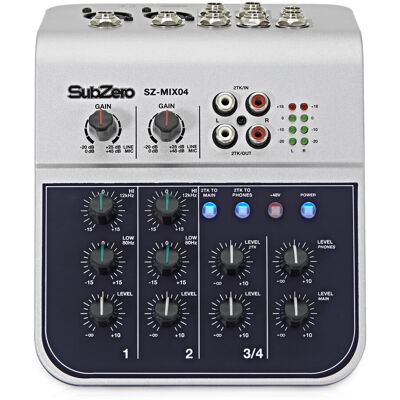SubZero SZ-MIX04 4-Channel Mini Mixer - Publicité SubZero SZ-MIX04 4-Channel Mini Mixer - Publicité