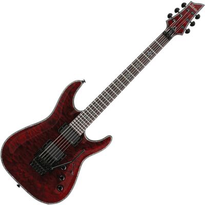 Schecter Hellraiser C-1 FR Electric Guitar Black Cherry - Publicité Schecter Hellraiser C-1 FR Electric Guitar Black Cherry - Publicité