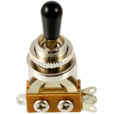 Allparts Economy Short Straight Toggle Switch - Publicité Allparts Economy Short Straight Toggle Switch - Publicité