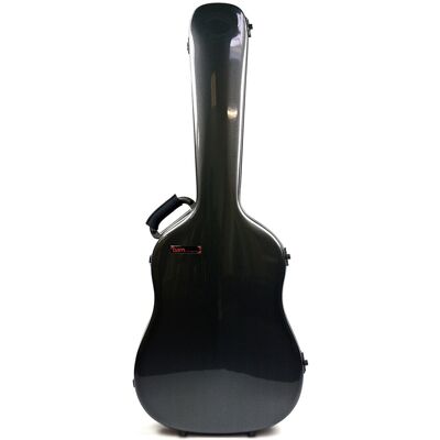 BAM 8003XL Hightech Acoustic Guitar Case Black Carbon Look - Publicité BAM 8003XL Hightech Acoustic Guitar Case Black Carbon Look - Publicité