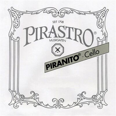 Pirastro Piranito 1/4 - 1/8 Cello D String Ball End - Publicité Pirastro Piranito 1/4 - 1/8 Cello D String Ball End - Publicité