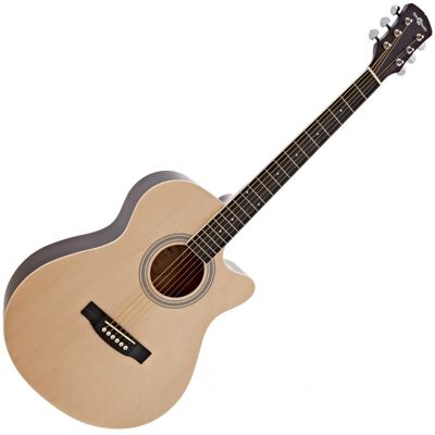 Guitare Acoustique à Pan Coupé par Gear4music Natural - Publicité Guitare Acoustique à Pan Coupé par Gear4music Natural - Publicité