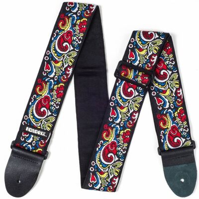 Dunlop Hendrix Love Drop Guitar Strap - Publicité Dunlop Hendrix Love Drop Guitar Strap - Publicité