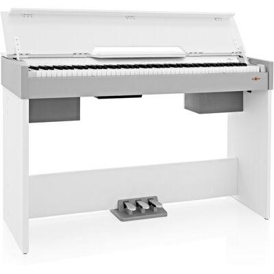 DP-7 Piano Numérique Compact par Gear4music Blanc - Publicité DP-7 Piano Numérique Compact par Gear4music Blanc - Publicité
