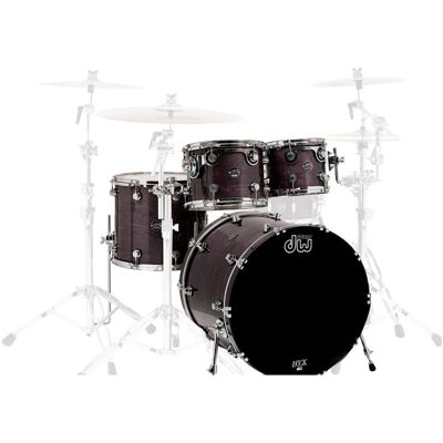 DW Drums Performance Series 22" 4 Piece Shell Pack Ebony Stain - Publicité DW Drums Performance Series 22" 4 Piece Shell Pack Ebony Stain - Publicité