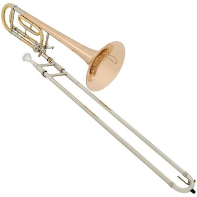 Trombone Professionnelle en Sib/Fa « Closed Wrap » Coppergate par Gear4music - Publicité Trombone Professionnelle en Sib/Fa « Closed Wrap » Coppergate par Gear4music - Publicité