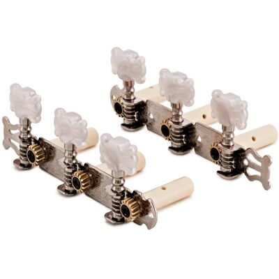 Gear4Music Guitarworks Classical Guitar Machine Heads Butterfly Chrome - Publicité Gear4Music Guitarworks Classical Guitar Machine Heads Butterfly Chrome - Publicité