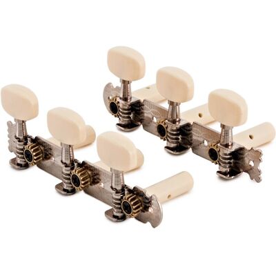 Gear4Music Guitarworks Classical Guitar Machine Heads Round Chrome - Publicité Gear4Music Guitarworks Classical Guitar Machine Heads Round Chrome - Publicité