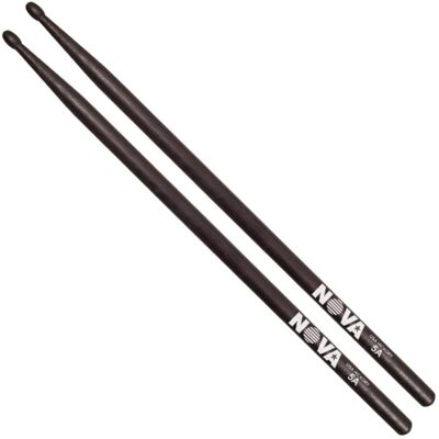 Vic Firth NOVA 5AN Nylon Tip Drumsticks Black Finish - Publicité Vic Firth NOVA 5AN Nylon Tip Drumsticks Black Finish - Publicité