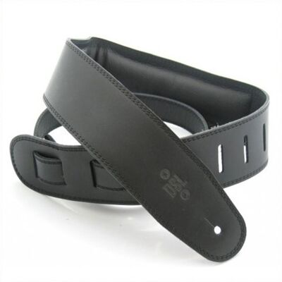 DSL Straps DSL GEG25 Padded Garment Leather 2.5" Guitar Strap Extra Long Black - Publicité DSL Straps DSL GEG25 Padded Garment Leather 2.5" Guitar Strap Extra Long Black - Publicité