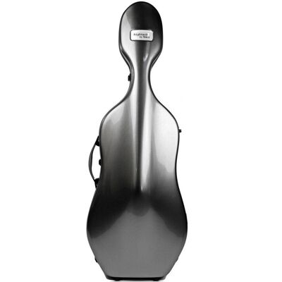 BAM 1004XL Hightech Compact Cello Case Silver Carbon - Publicité BAM 1004XL Hightech Compact Cello Case Silver Carbon - Publicité