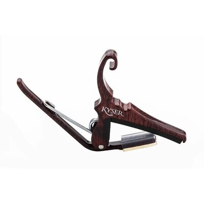Kyser Quick Change Capo Rosewood - Publicité Kyser Quick Change Capo Rosewood - Publicité