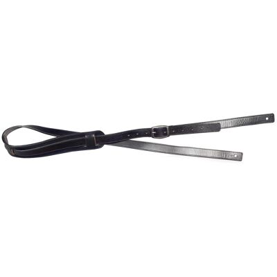 Stagg Leather Rockabilly Strap Black - Publicité Stagg Leather Rockabilly Strap Black - Publicité