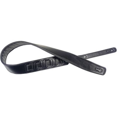 Stagg Padded Leatherette Strap Black - Publicité Stagg Padded Leatherette Strap Black - Publicité