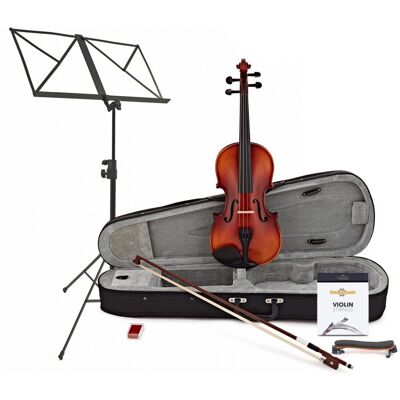 Violon dÉtude Plus 1/2 Antique Fade + Pack Accessoires par Gear4music - Publicité Violon dÉtude Plus 1/2 Antique Fade + Pack Accessoires par Gear4music - Publicité