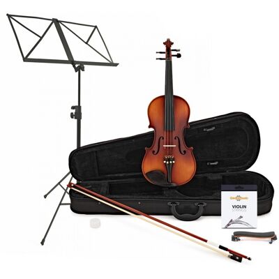 Violon dÉtude Plus 4/4 Antique Fade + Pack Accessoires par Gear4music - Publicité Violon dÉtude Plus 4/4 Antique Fade + Pack Accessoires par Gear4music - Publicité