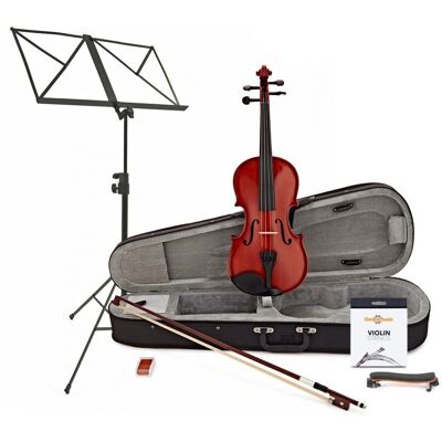 Violon dÉtude Plus 1/2 + Pack Accessoires par Gear4music - Publicité Violon dÉtude Plus 1/2 + Pack Accessoires par Gear4music - Publicité