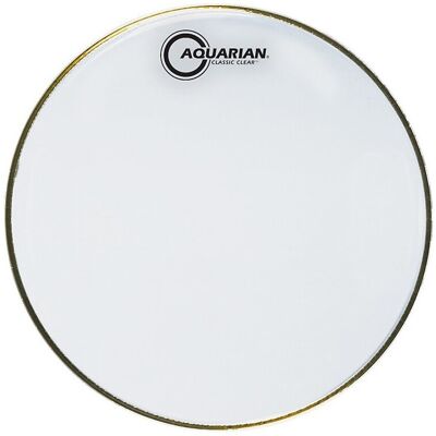 Aquarian Classic Clear 22 Bass Drum Head - Publicité Aquarian Classic Clear 22 Bass Drum Head - Publicité