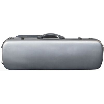 Hidersine Polycarbonate Violin Oblong Case Carbon Fibre Effect - Publicité Hidersine Polycarbonate Violin Oblong Case Carbon Fibre Effect - Publicité