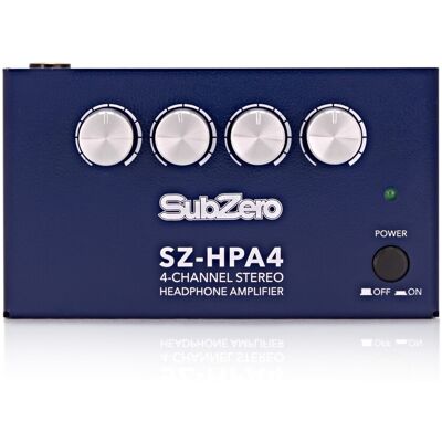 SubZero 4 Channel Headphone Amp - Publicité SubZero 4 Channel Headphone Amp - Publicité