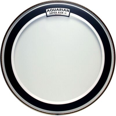 Aquarian Super Kick II Clear 16 Bass Drum Head - Publicité Aquarian Super Kick II Clear 16 Bass Drum Head - Publicité