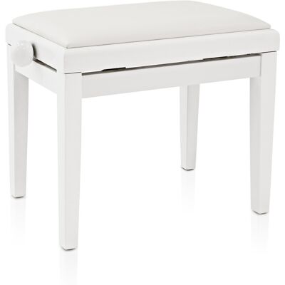 Tabouret de Piano Réglable par Gear4music Blanc - Publicité Tabouret de Piano Réglable par Gear4music Blanc - Publicité