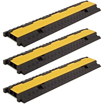 2 Channel Cable Protector Bridges by Gear4music Pack of 3 - Publicité 2 Channel Cable Protector Bridges by Gear4music Pack of 3 - Publicité