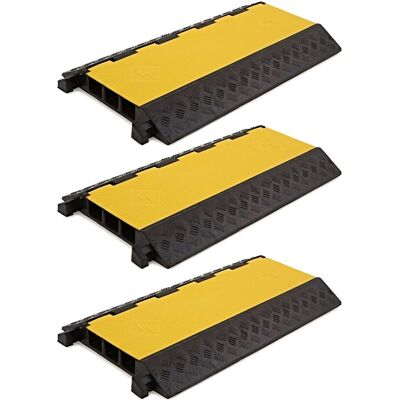 3 Channel Cable Protector Bridges by Gear4music Pack of 3 - Publicité 3 Channel Cable Protector Bridges by Gear4music Pack of 3 - Publicité