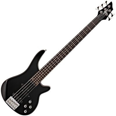 Guitare Basse Chicago 5 Cordes par Gear4music Noir - Publicité Guitare Basse Chicago 5 Cordes par Gear4music Noir - Publicité