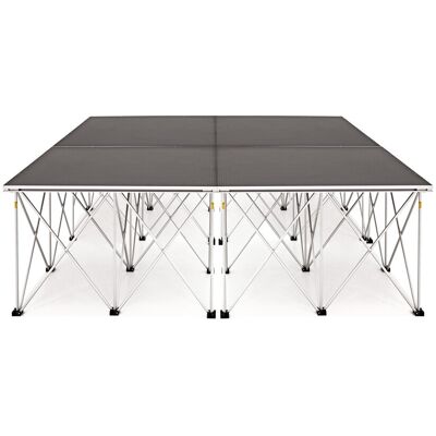 Kit de Scène Portable par Gear4music 2 m x 2 m x 60 cm - Publicité Kit de Scène Portable par Gear4music 2 m x 2 m x 60 cm - Publicité