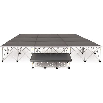 Kit de Scène Portable par Gear4music 3 m x 3 m x 40 cm - Publicité Kit de Scène Portable par Gear4music 3 m x 3 m x 40 cm - Publicité