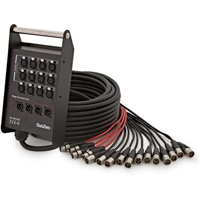 SubZero 16 Channel Stage Box 12 In / 4 Out 25m - Publicité SubZero 16 Channel Stage Box 12 In / 4 Out 25m - Publicité