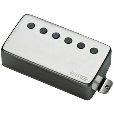 EMG 66 6-String Humbucker Pickup Chrome - Publicité EMG 66 6-String Humbucker Pickup Chrome - Publicité