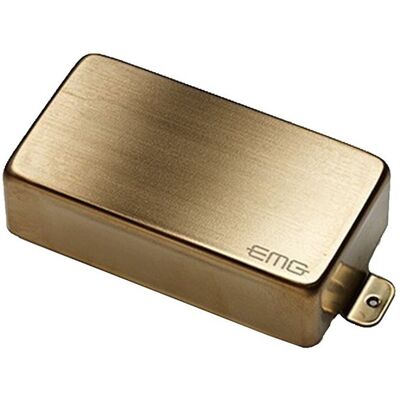 EMG 81 Humbucker Pickup Brushed Gold - Publicité EMG 81 Humbucker Pickup Brushed Gold - Publicité