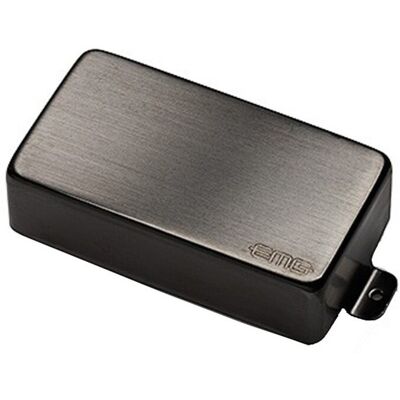 EMG 85 Active Humbucker Pickup Brushed Black Chrome - Publicité EMG 85 Active Humbucker Pickup Brushed Black Chrome - Publicité