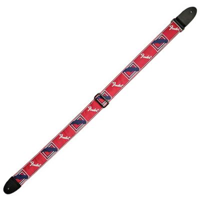 Fender Red White and Blue Mono Strap - Publicité Fender Red White and Blue Mono Strap - Publicité