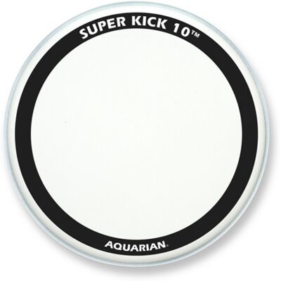 Aquarian Super Kick 10 Clear 22 Bass Drum Head - Publicité Aquarian Super Kick 10 Clear 22 Bass Drum Head - Publicité