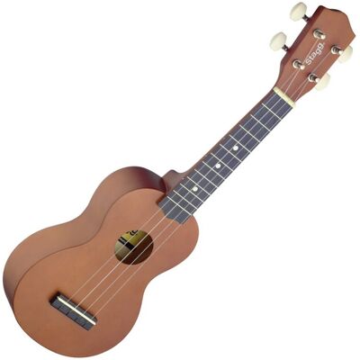 Stagg Soprano Ukulele Natural With Bag - Publicité Stagg Soprano Ukulele Natural With Bag - Publicité