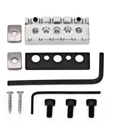 Gear4Music Guitarworks Electric Guitar Tremolo Locking Nut Chrome 41.5mmx16mm - Publicité Gear4Music Guitarworks Electric Guitar Tremolo Locking Nut Chrome 41.5mmx16mm - Publicité