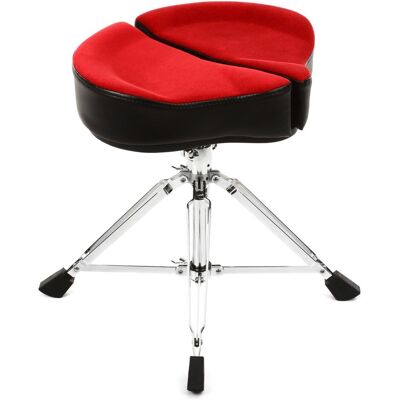 Ahead Spinal G Drum Throne with Base Red - Publicité Ahead Spinal G Drum Throne with Base Red - Publicité