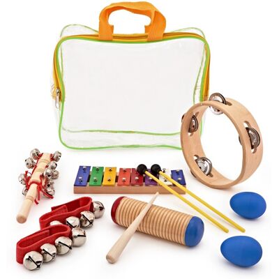 Shake & Jingle Ensemble de 6 Instruments à Percussion pour Enfants par Gear4music - Publicité Shake & Jingle Ensemble de 6 Instruments à Percussion pour Enfants par Gear4music - Publicité