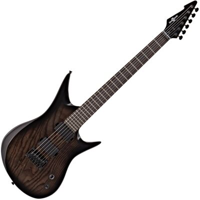 Guitare Électrique Harlem 6 par Gear4music Trans Black - Publicité Guitare Électrique Harlem 6 par Gear4music Trans Black - Publicité