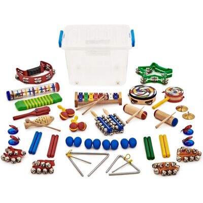Rainbow KS1 Ensemble de 32 Percussions pour Salle de Classe par Gear4music - Publicité Rainbow KS1 Ensemble de 32 Percussions pour Salle de Classe par Gear4music - Publicité