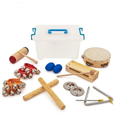 Shake & Jingle Ensemble de 9 Instruments à Percussion pour Enfants par Gear4music - Publicité Shake & Jingle Ensemble de 9 Instruments à Percussion pour Enfants par Gear4music - Publicité
